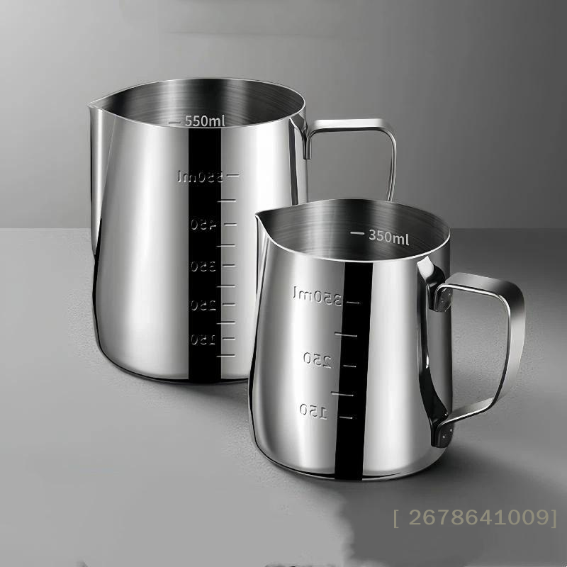 Coffee Tea Tumbler - ⚑350ml/600ml Stainless Steel Frothing Pitcher Espresso