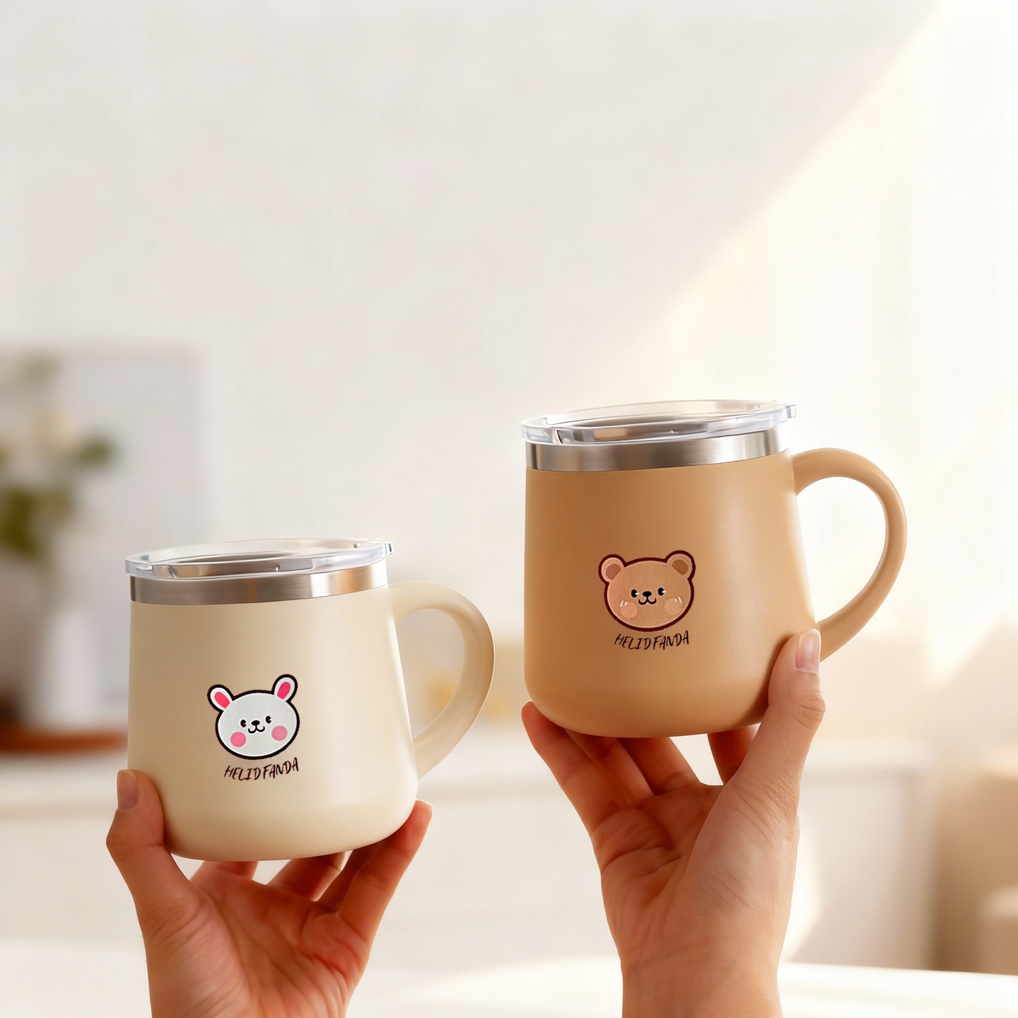 Coffee Tea Tumbler - 430ML Cartoon 316 Stainless Steel Coffee