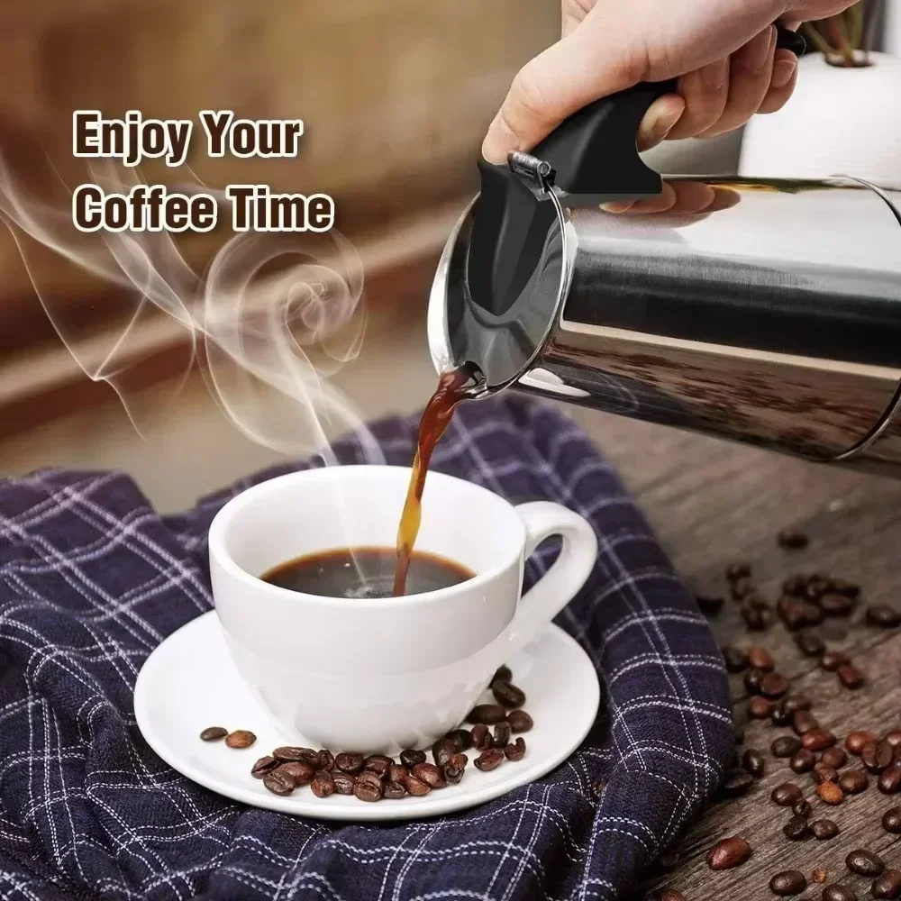 Coffee Maker Moka Pot 50ml-600 - đánh giá và giá Moka Pot Stove