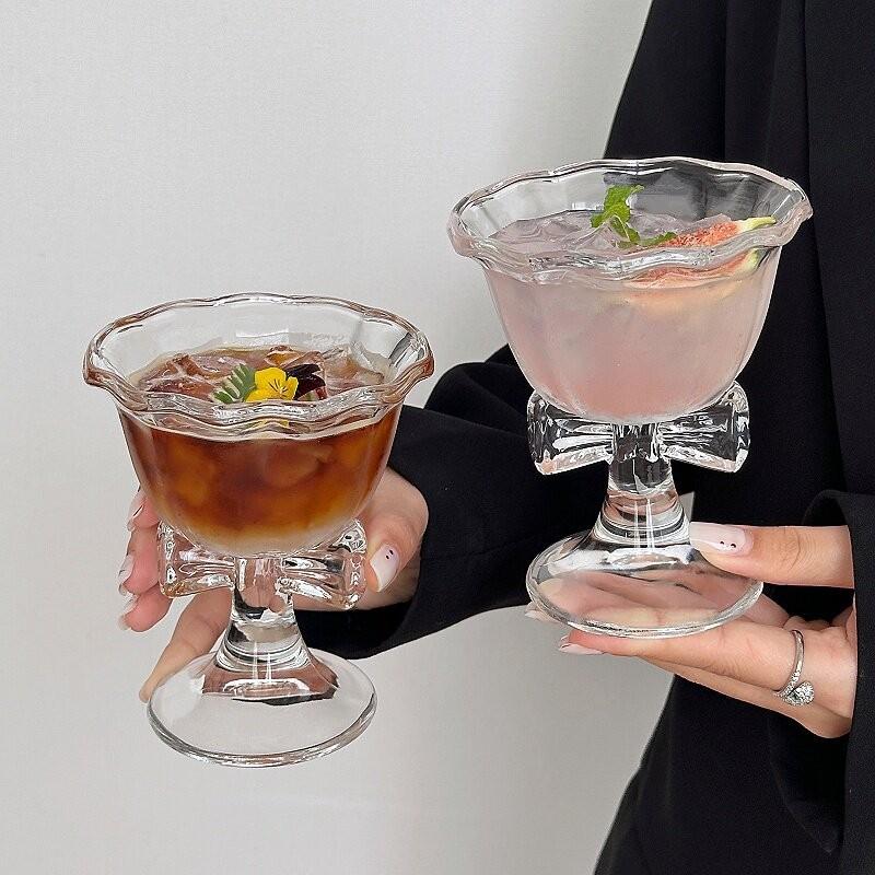 New Bow Glass Cute Water Cup C - đánh giá và giá Coffee Tea Essentials