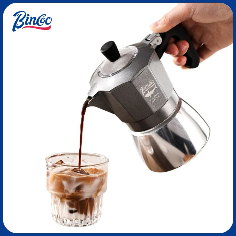 Bincoo 2 Cups Double Valve Mok - đánh giá và giá Moka Pot Stove