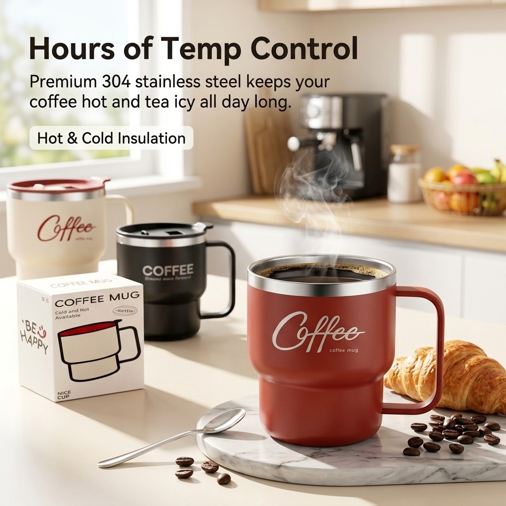 304 Stainless Steel Insulated  - đánh giá và giá Coffee Tea Tumbler
