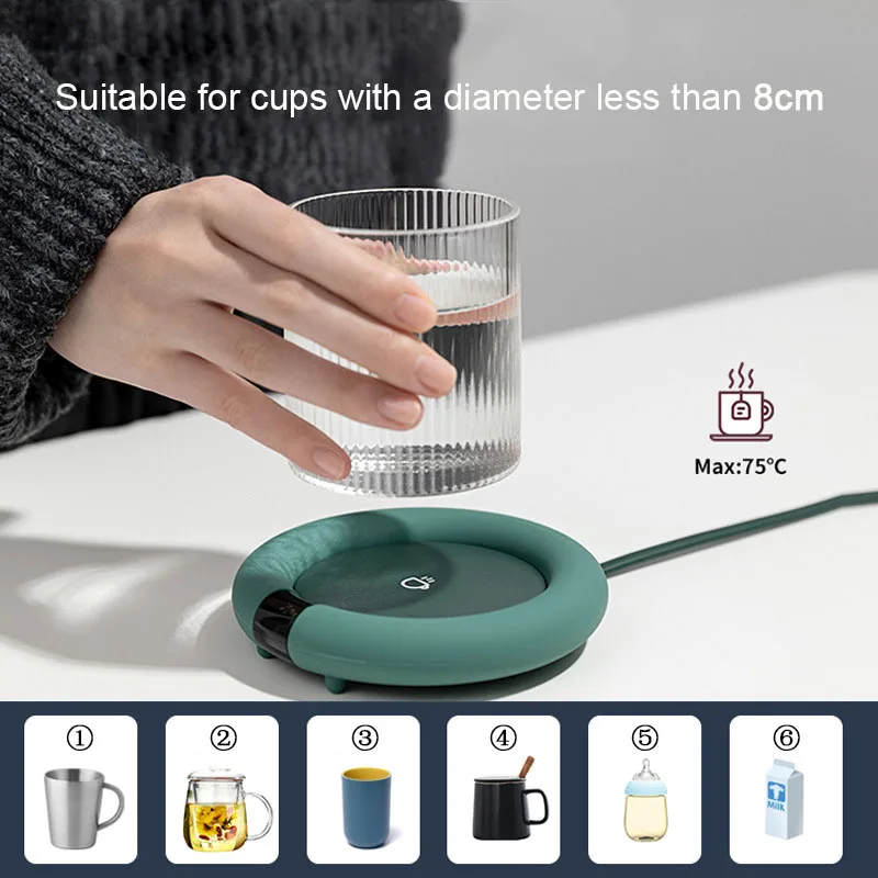 Cà Phê Mới Cốc Tập Uống Ấm Điệ - đánh giá và giá Coffee Tea Warmer