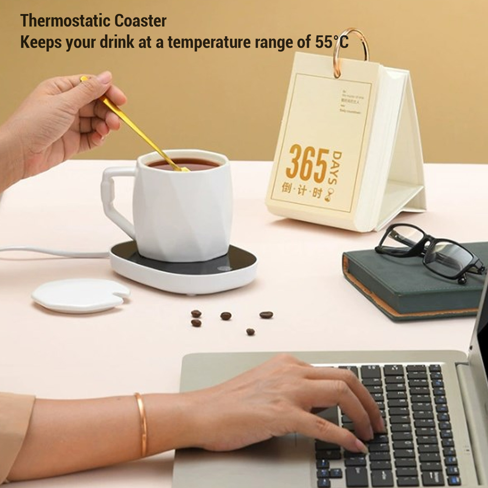 Mug Warmer 16W Low Power 55℃ C - đánh giá và giá Coffee Tea Warmer