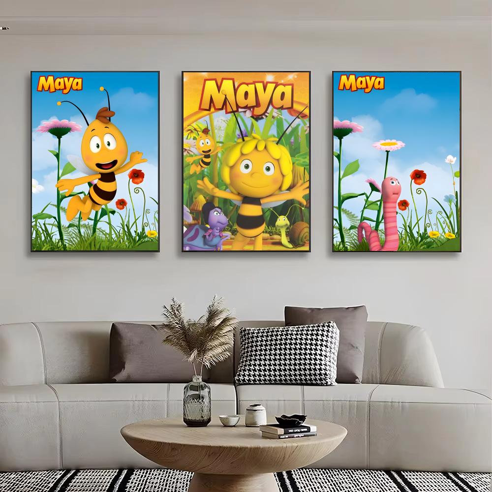 Cartoon M-Maya the Bee Poster  - đánh giá và giá Maya Coffee & Tea Ulasan
