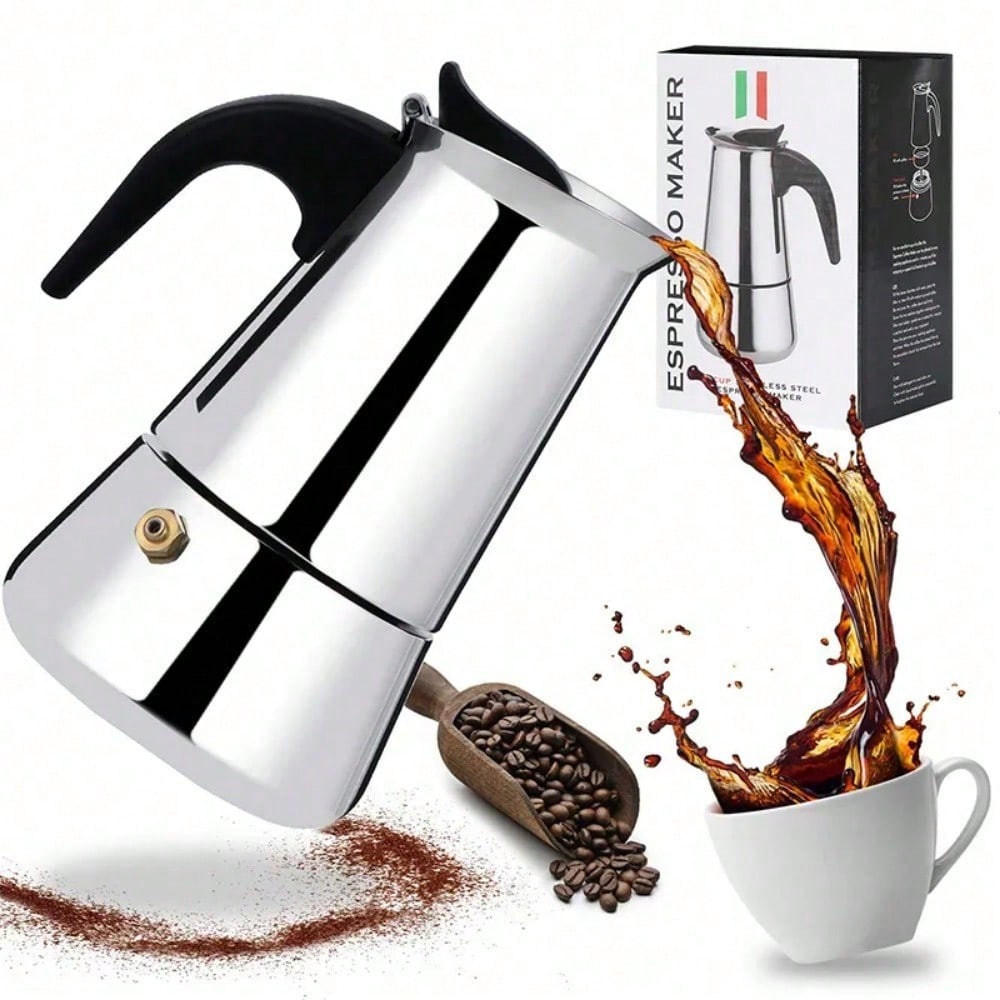 12Cup Coffee Maker Stainless S - đánh giá và giá Moka Pot Stove