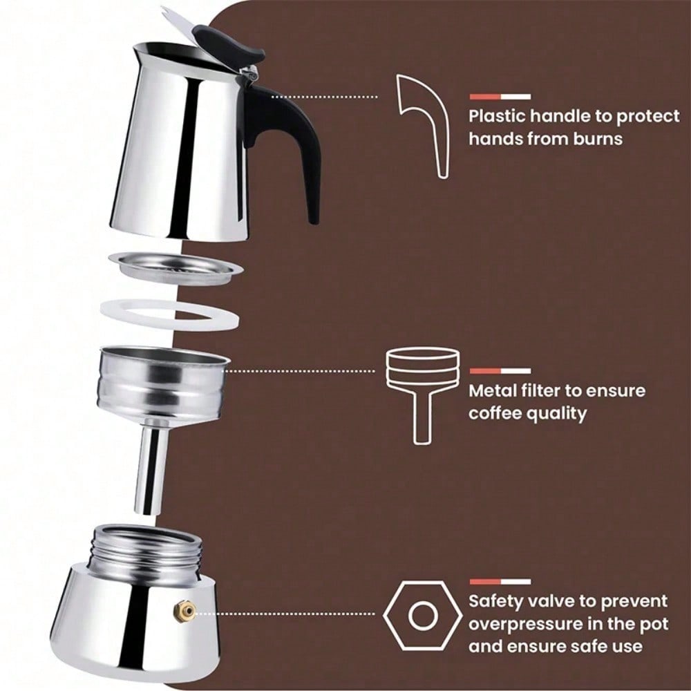 12Cup Coffee Maker Stainless S - đánh giá và giá Moka Pot Stove