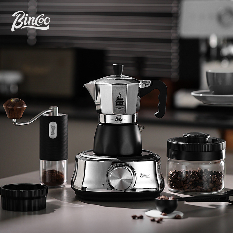 BINCOO Espresso Maker, Grecas  - đánh giá và giá Moka Pot Stove