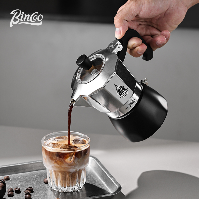 BINCOO Espresso Maker, Grecas  - đánh giá và giá Moka Pot Stove