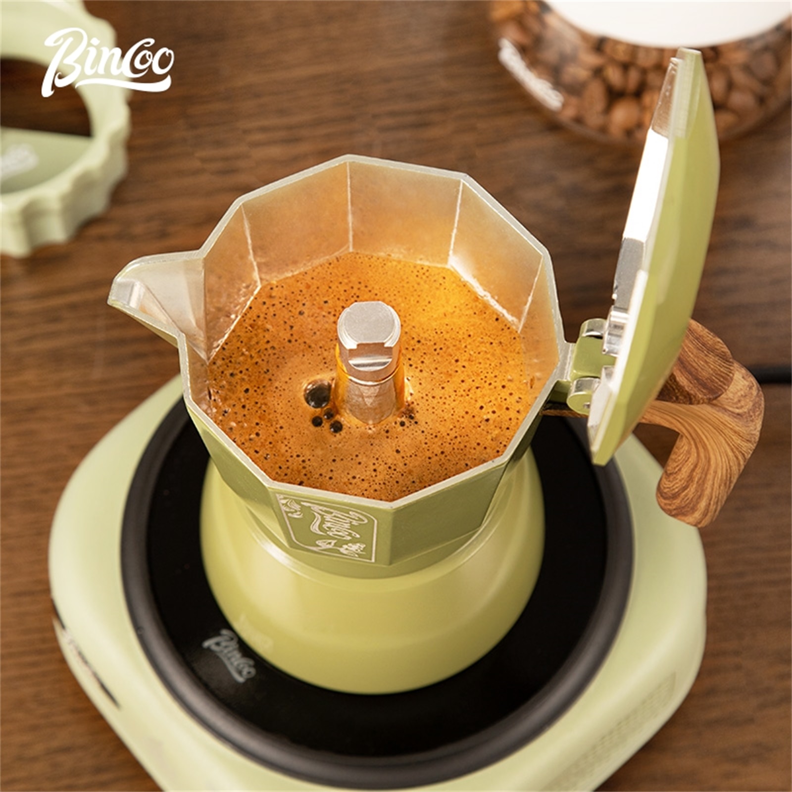 Bincoo Premium Moka Pot Set 6  - đánh giá và giá Moka Pot Stove