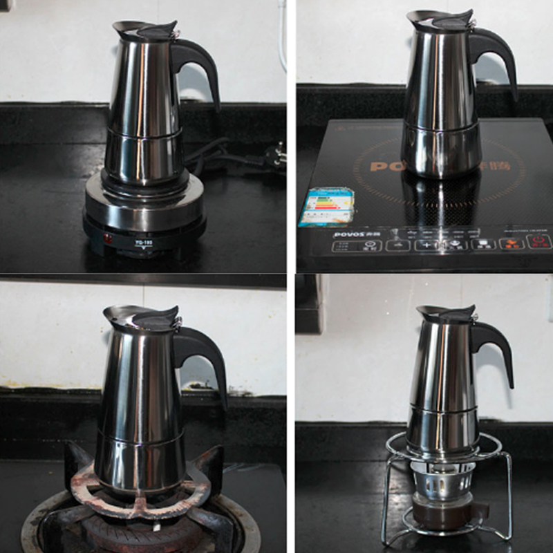 100Ml/200Ml/300Ml/450Ml/600Ml  - đánh giá và giá Moka Pot Stove