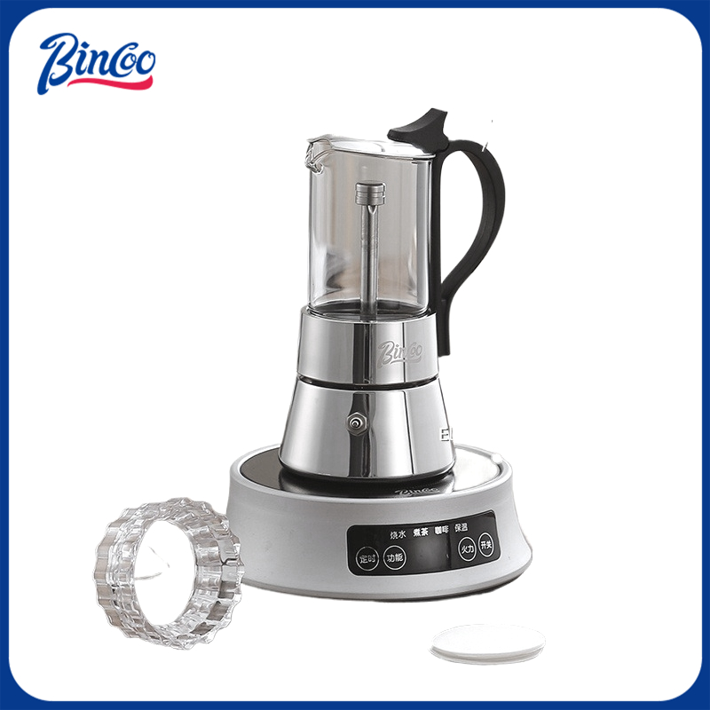 BINCOO Dual-valve Moka Pot Sta - đánh giá và giá Moka Pot Stove