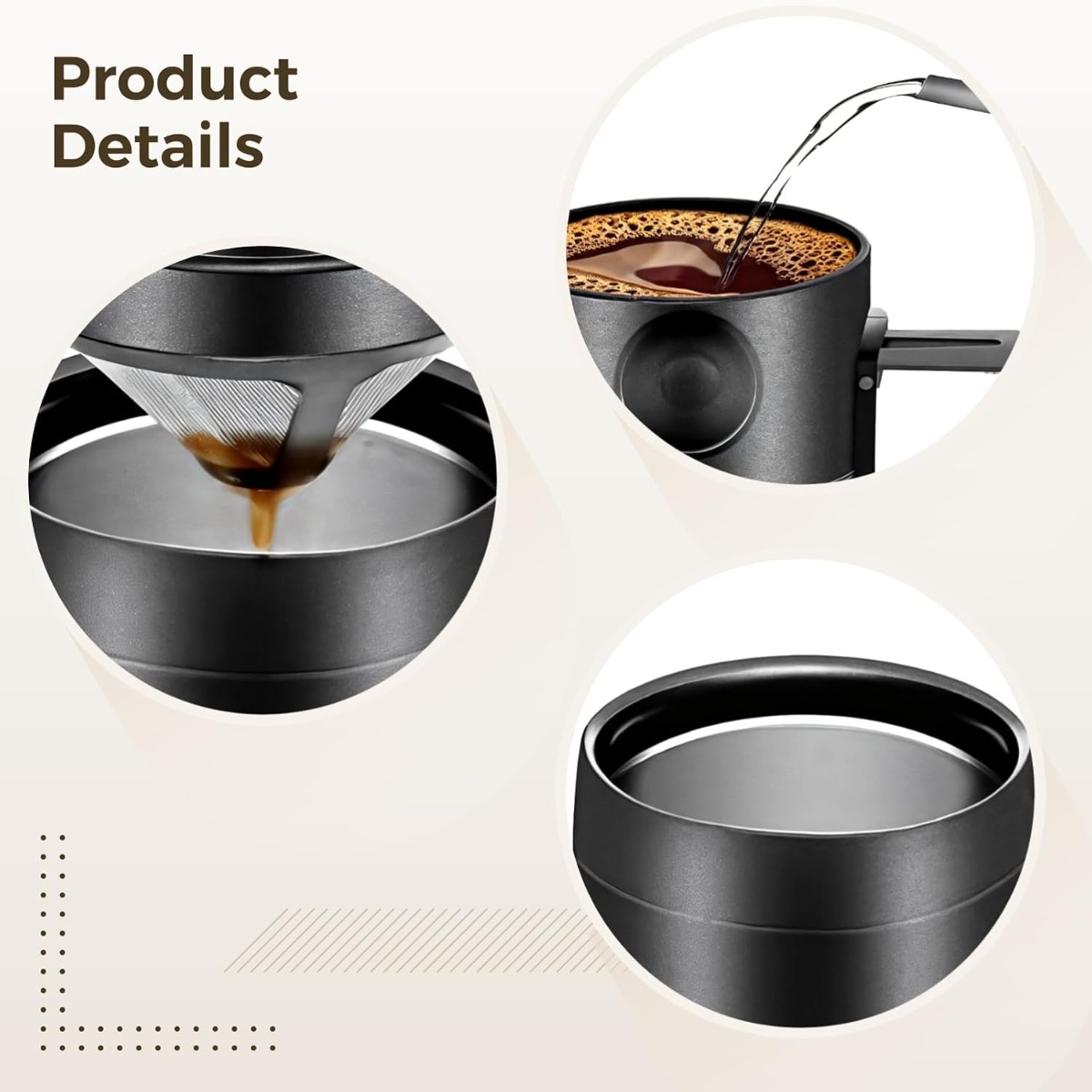Stainless Steel Coffee Mug 350 - đánh giá và giá Coffee Tea Tumbler