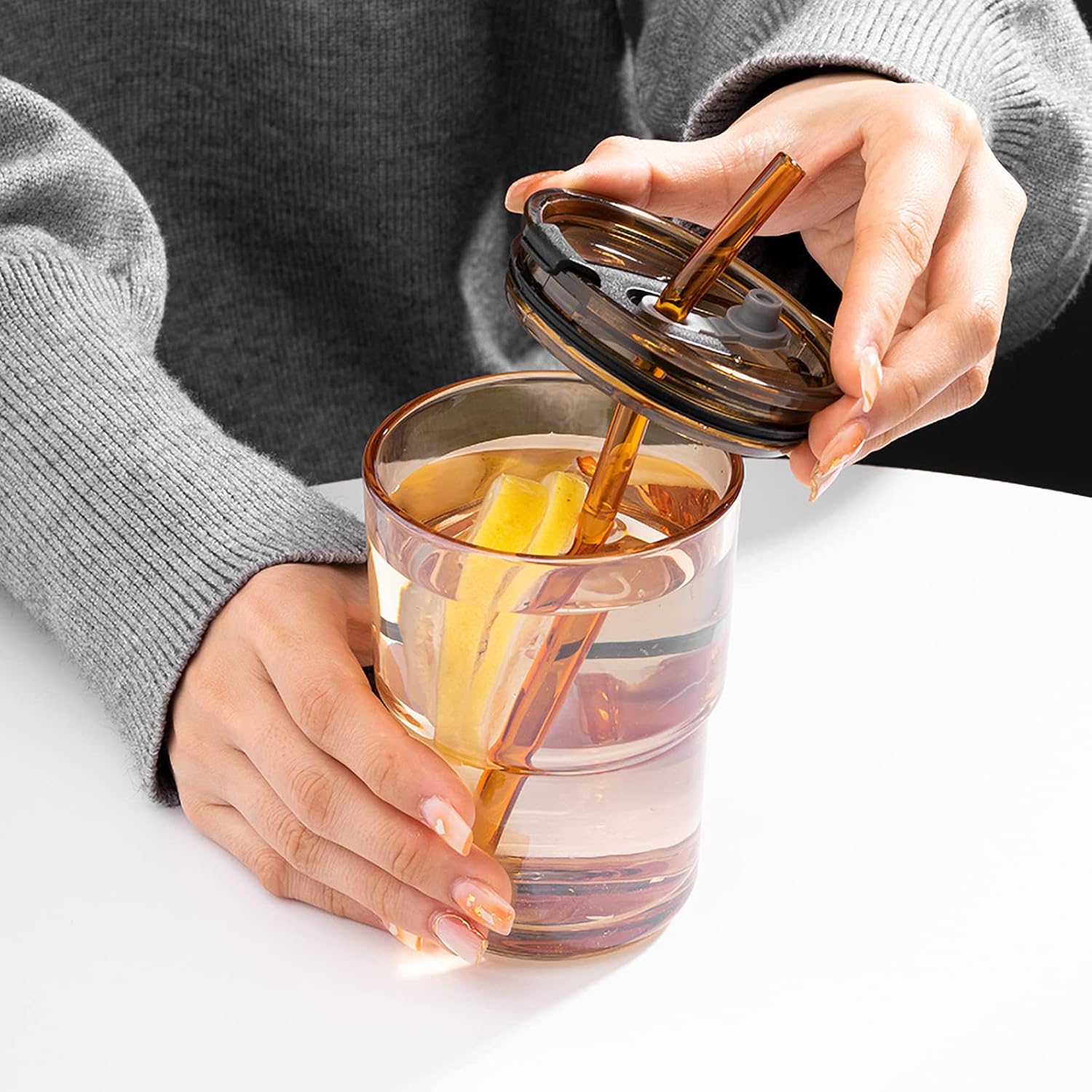 13oz/400ml Tumbler Water Glass - đánh giá và giá Coffee Tea Tumbler