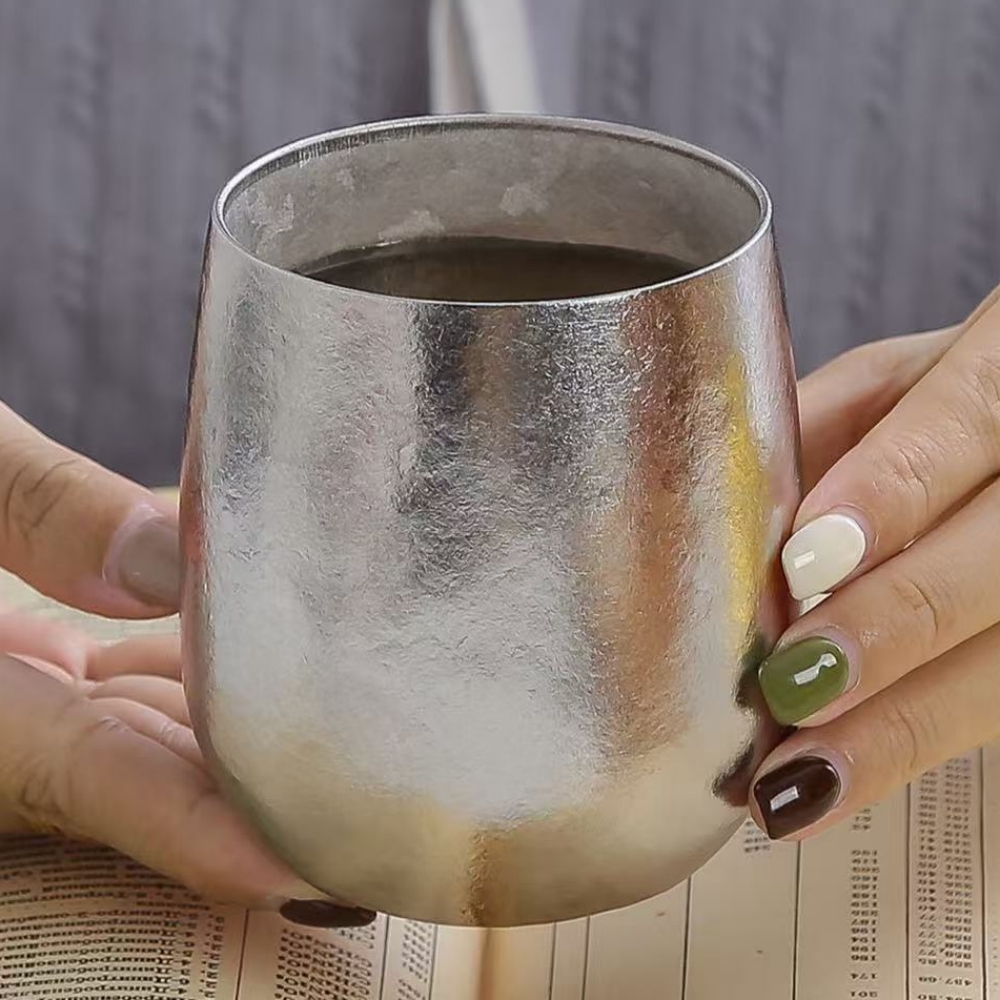 Outdoor Egg Mug Pure Titanium  - đánh giá và giá Coffee Tea Essentials