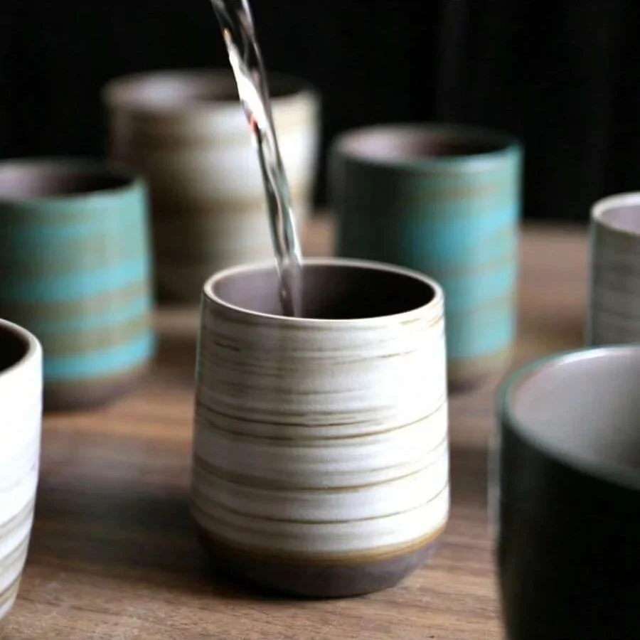 Hand-Painted Crackle Glaze Sto - đánh giá và giá Coffee Tea Essentials