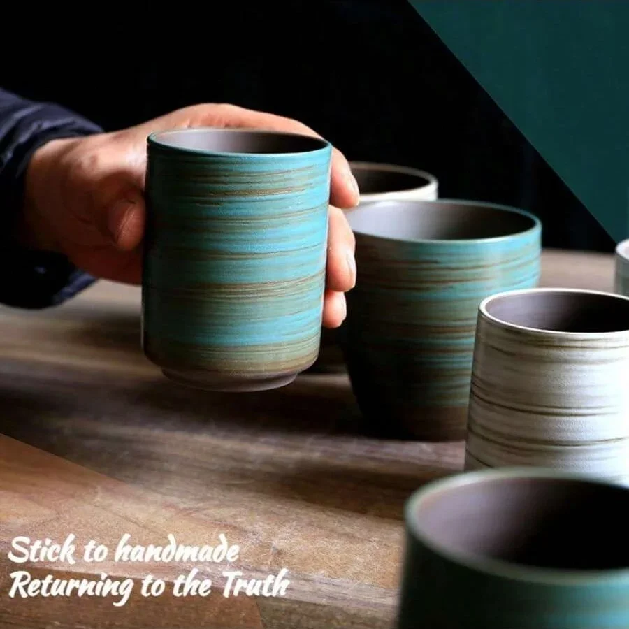 Hand-Painted Crackle Glaze Sto - đánh giá và giá Coffee Tea Essentials
