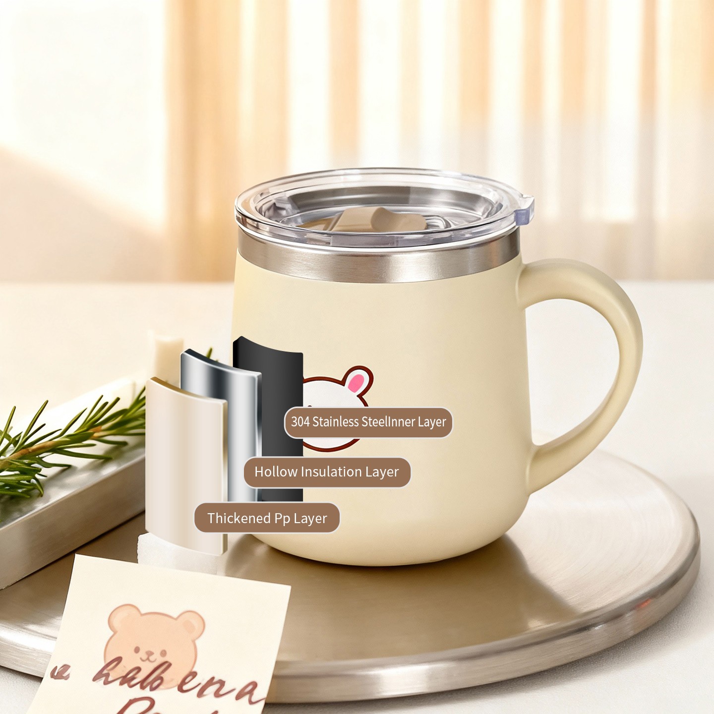 430ML Cartoon 316 Stainless St - đánh giá và giá Coffee Tea Tumbler