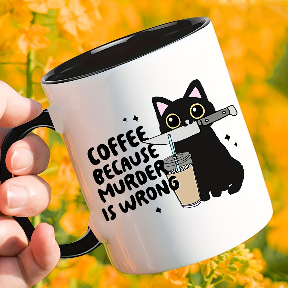Sassy Black Cat Mug 
