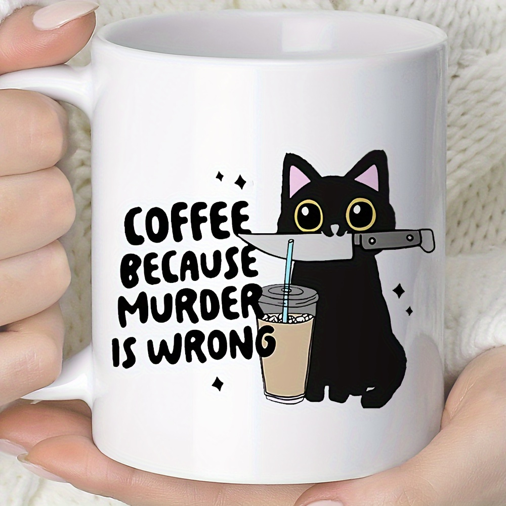 Sassy Black Cat Mug 