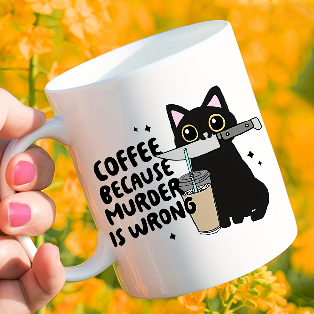 Sassy Black Cat Mug 