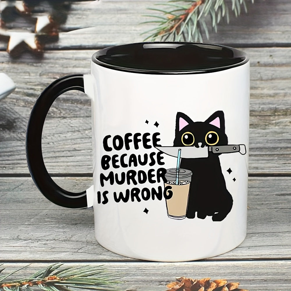 Sassy Black Cat Mug 